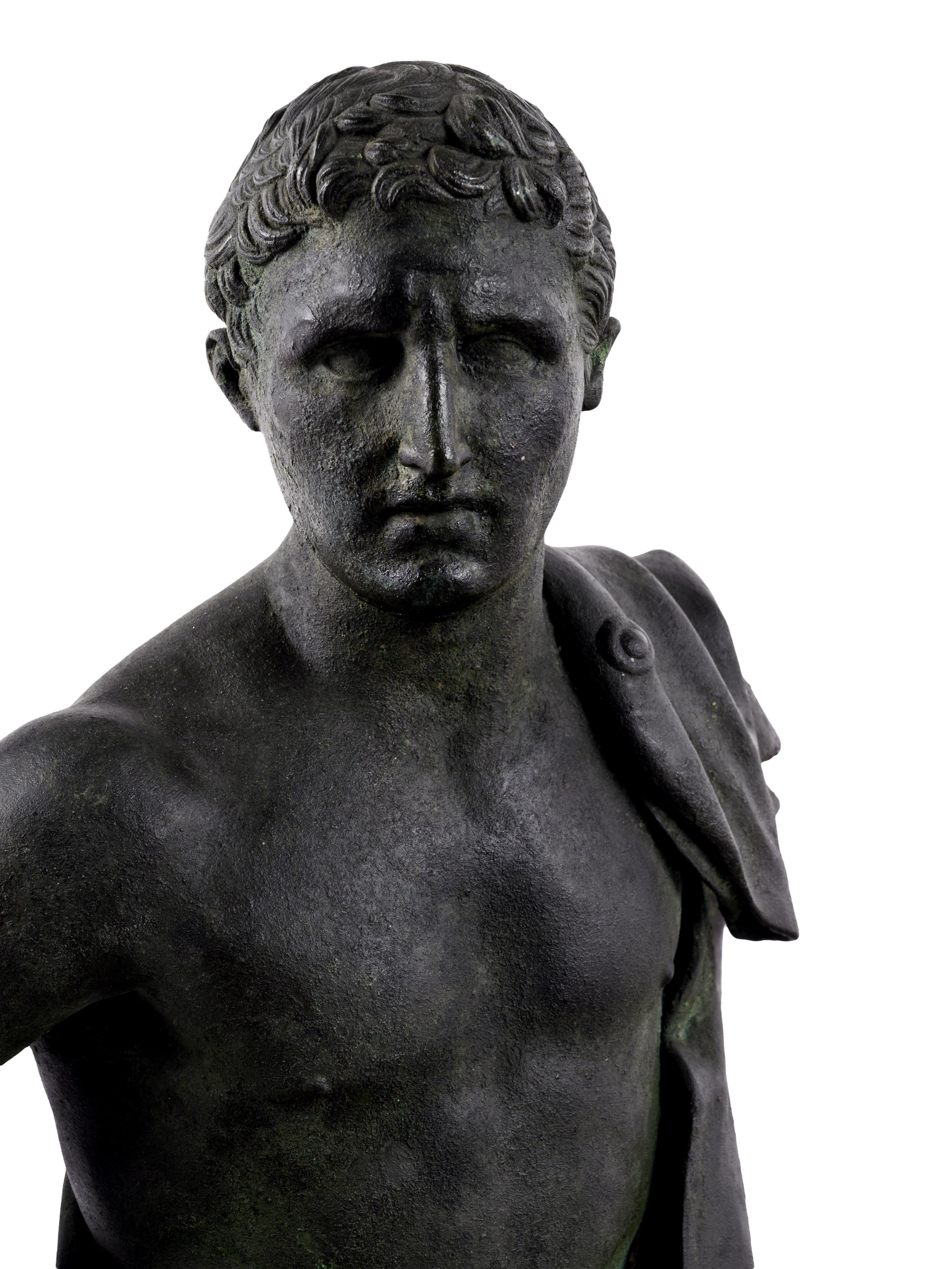 A Graeco-Roman Patinated Resin Figure of Hermes after the Antique