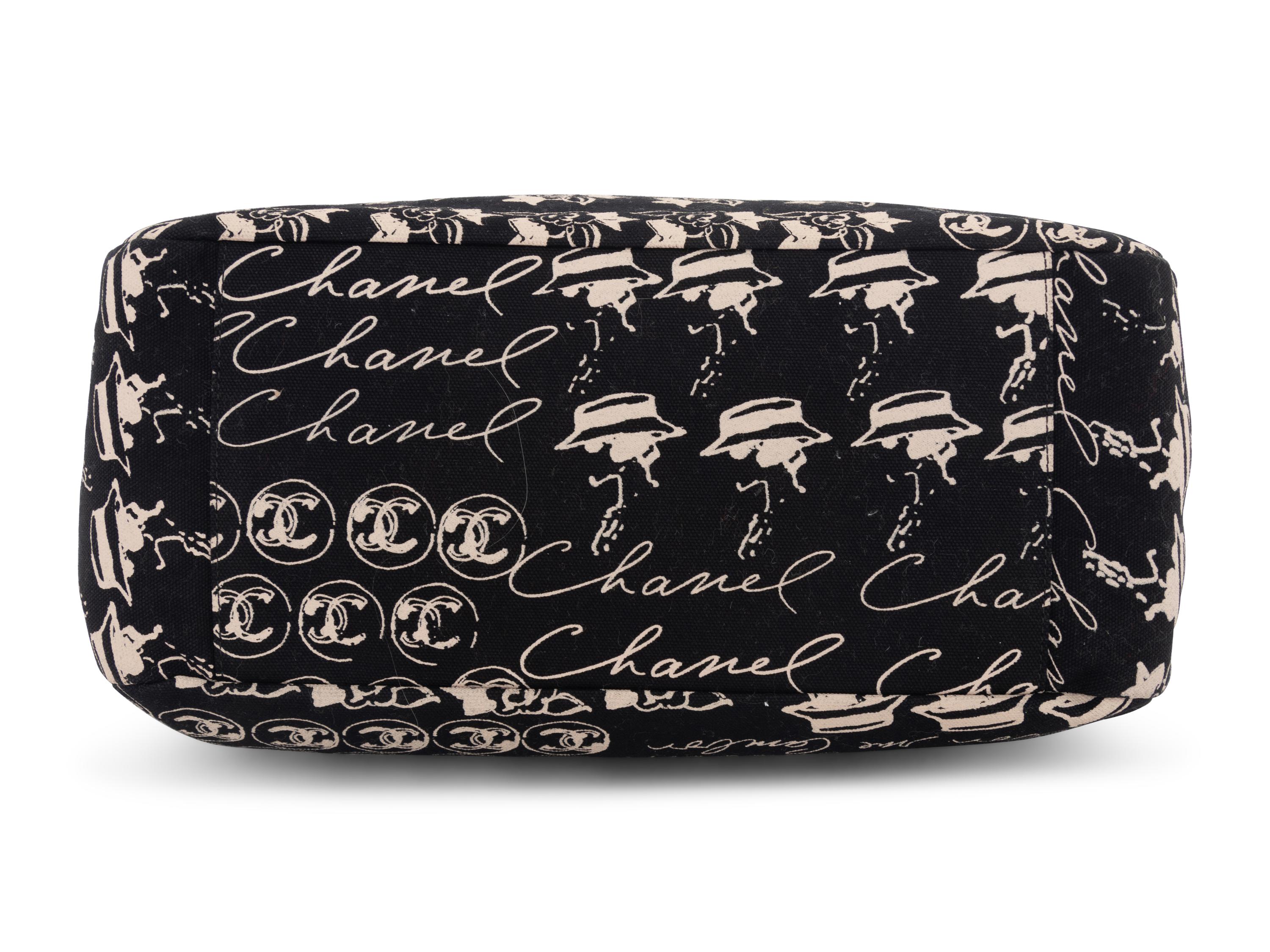 Chanel Printed Canvas Tote Bag, 2005-06