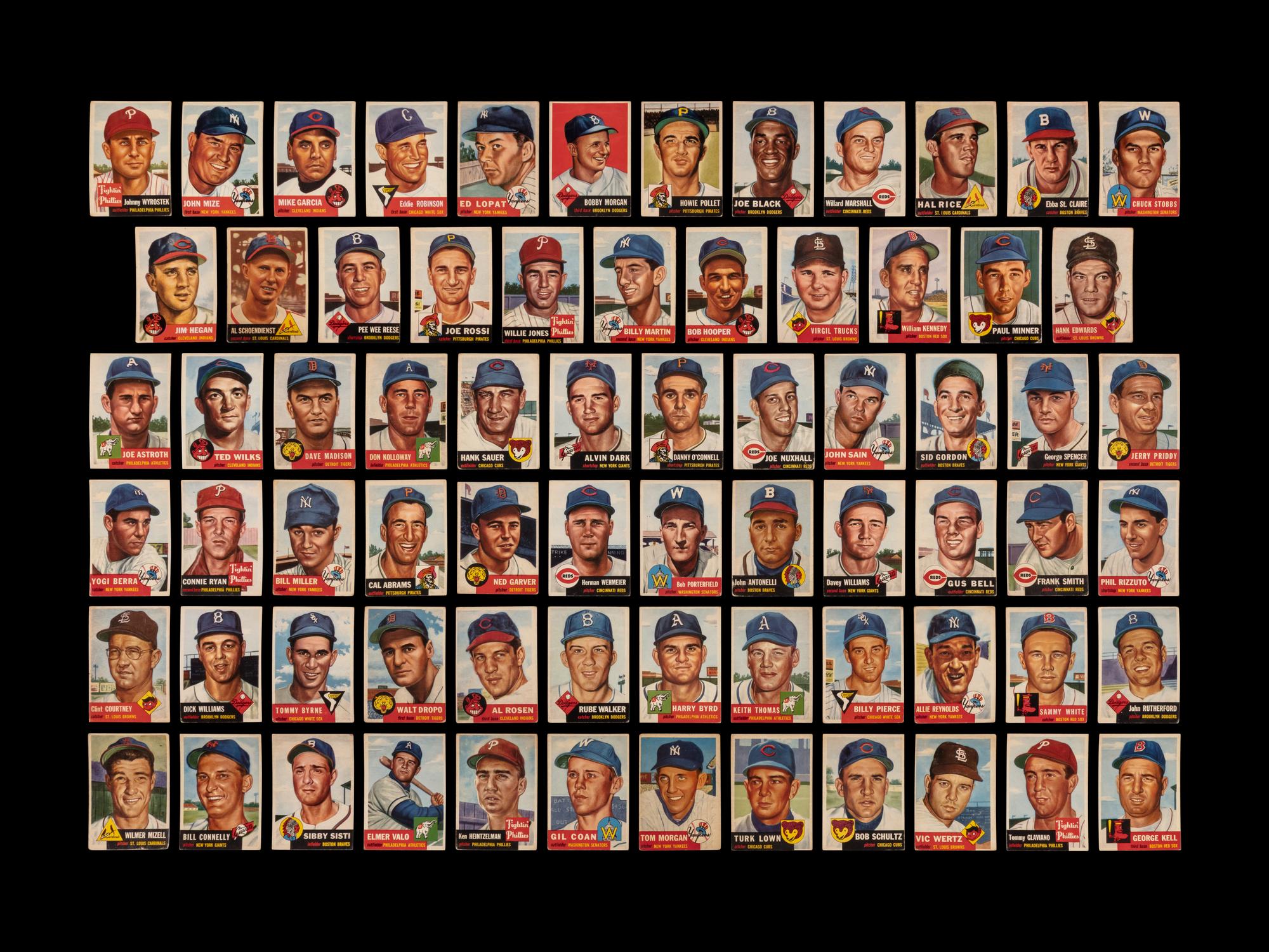 A Near Set of 1953 Topps Baseball Cards (269/274)