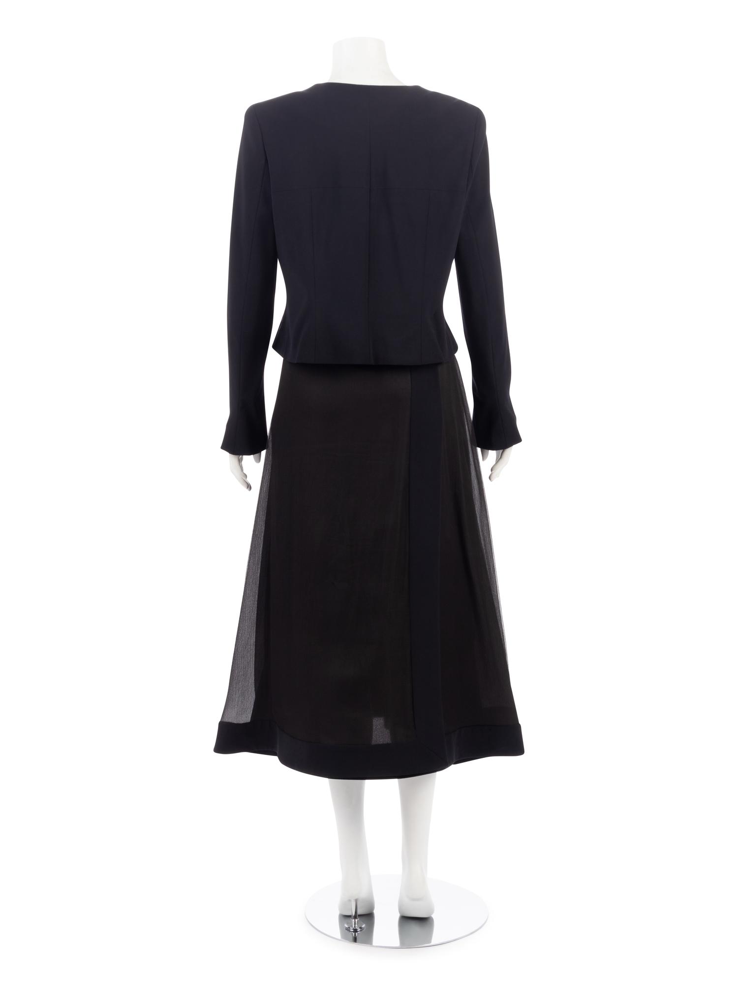 Two Chanel Pieces: One Jacket, One Skirt, Spring 2002