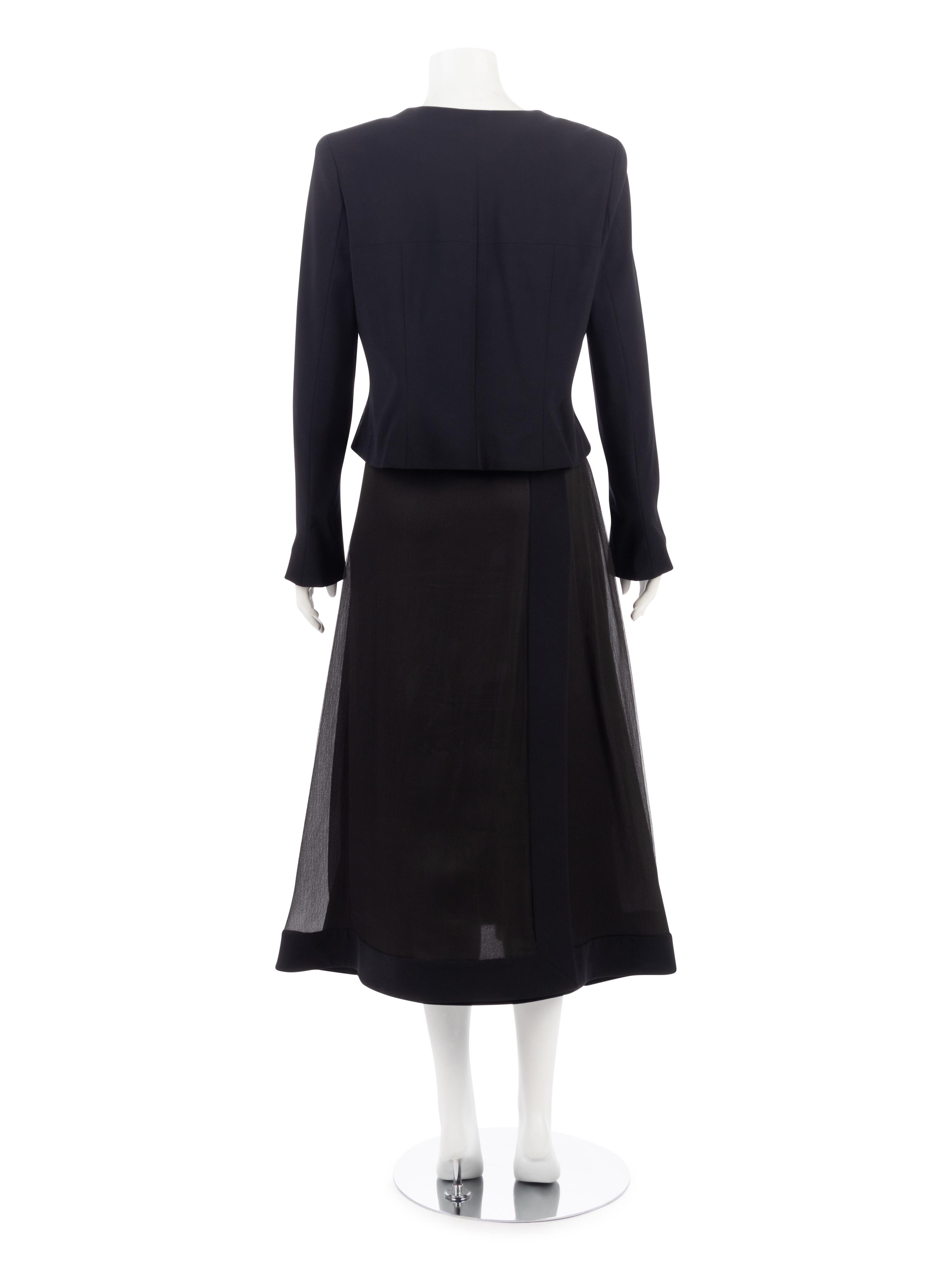Two Chanel Pieces: One Jacket, One Skirt, Spring 2002