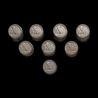A Collection of Seventy-Six Walking Liberty 50c Coins