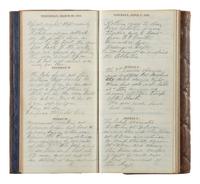 [CIVIL WAR]. Diary of Captain George Brennan, Co. M, New York 14th Heavy Artillery, 1865.