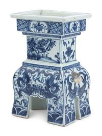 A Chinese Blue and White Porcelain Incense Burner