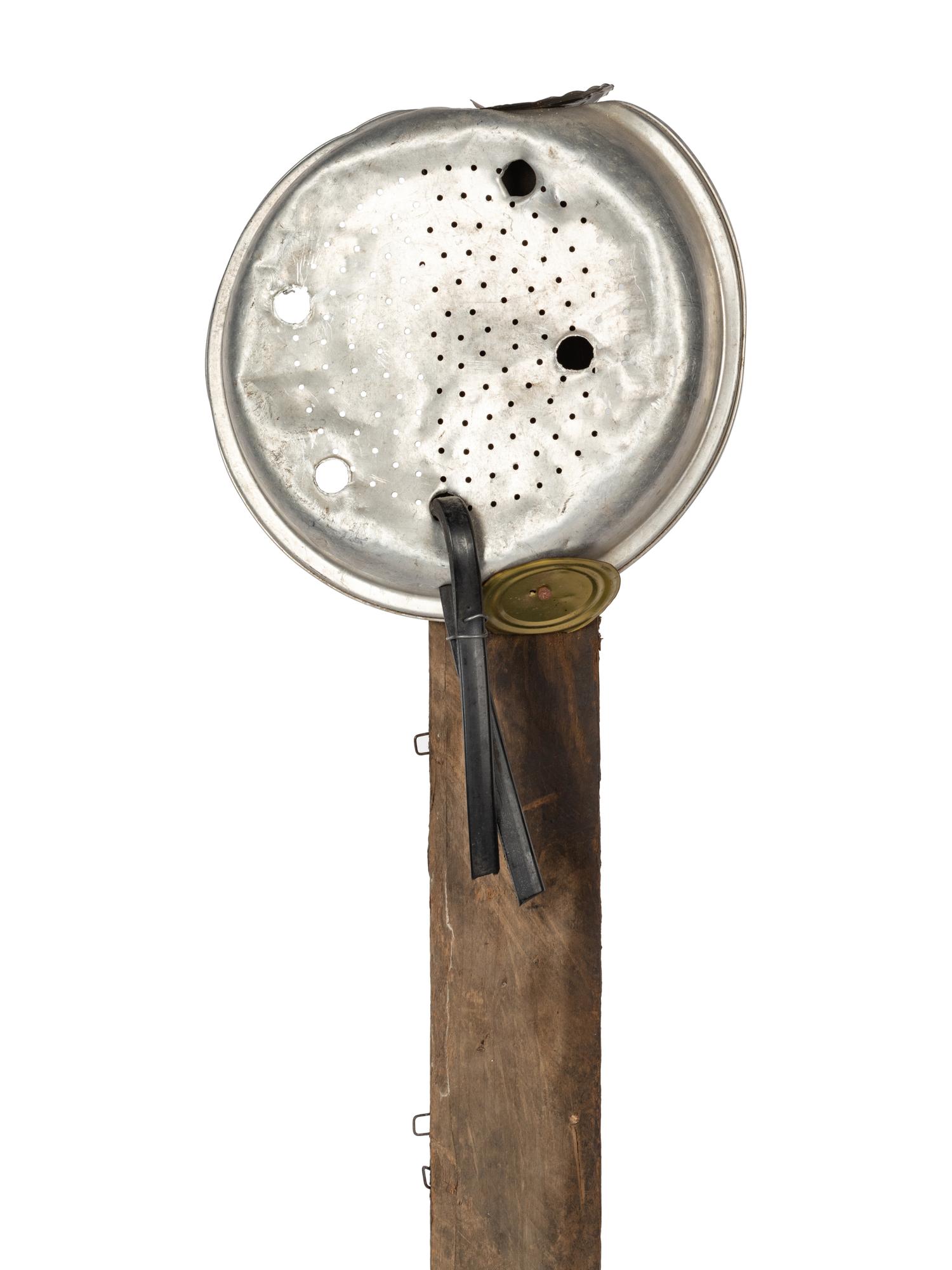Untitled (Colander Scarecrow)