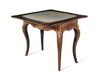 A Napoleon III Gilt Bronze Mounted Boulle Marquetry Game Table