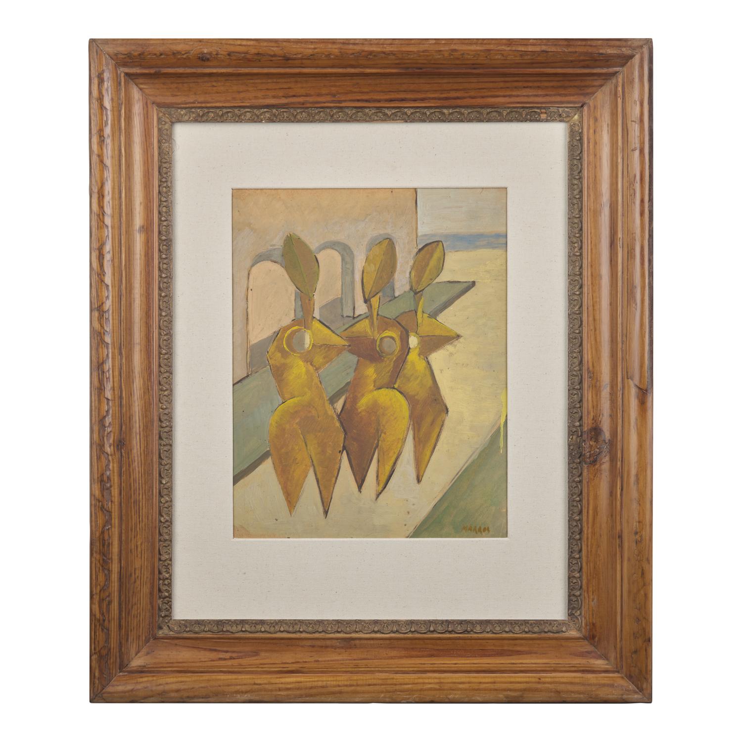 Basil Marros (Greek, 1897-1954) — Figures , c. 1930