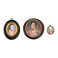 Three Portrait Miniatures