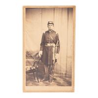 Model 1850 Food Officer's Sword Inscribed to E. F. Richardson Retailed by Palmers & Bachelders with CDV