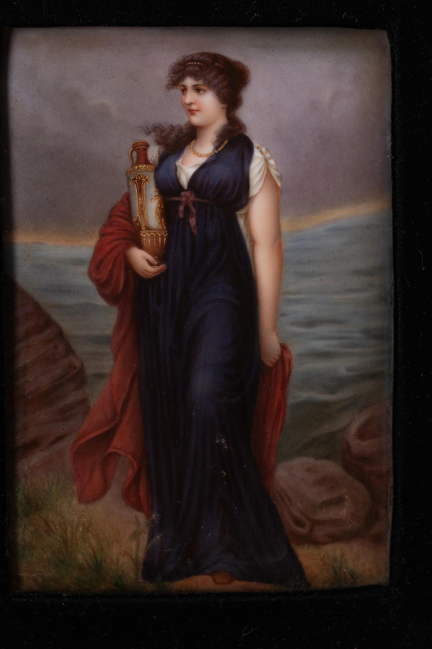Two Continental Porcelain Plaques