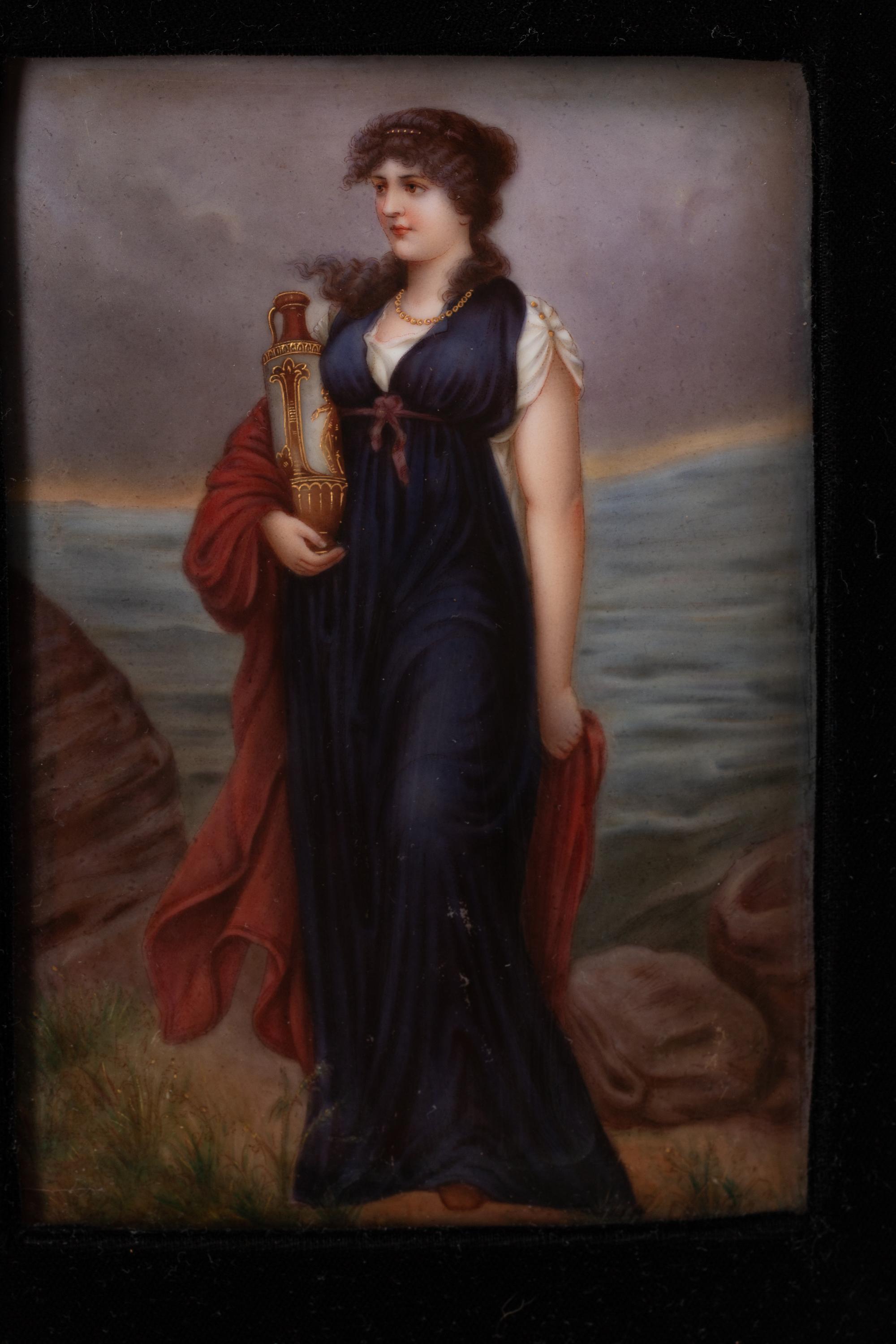Two Continental Porcelain Plaques