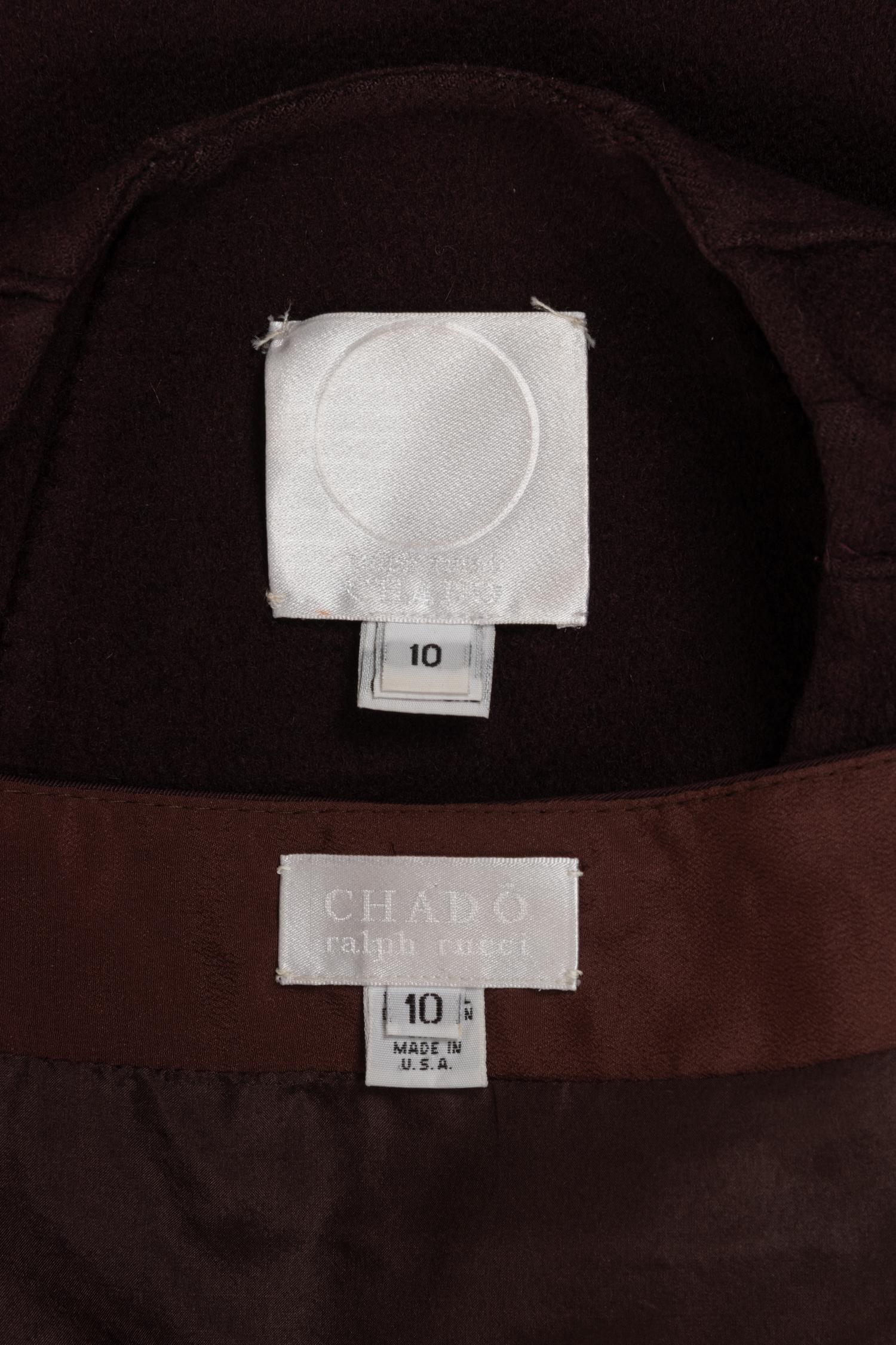 Two Chado Ralph Rucci Skirt Suits, 2000-10s