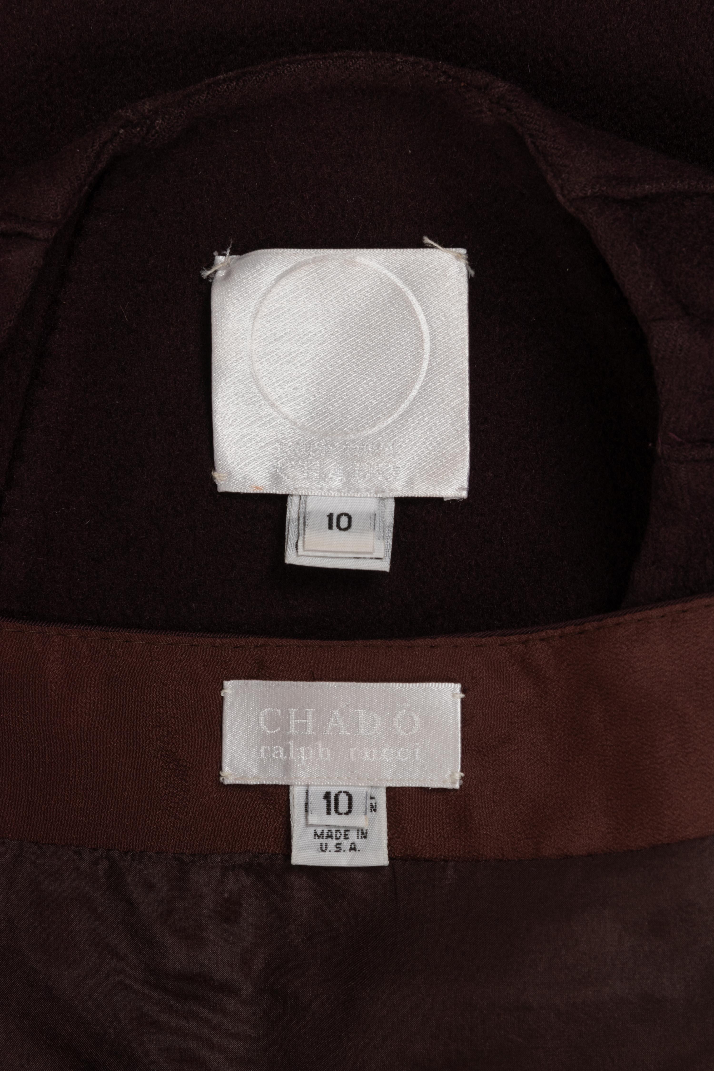 Two Chado Ralph Rucci Skirt Suits, 2000-10s