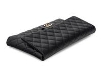 Chanel Clutch in Black Caviar Leather