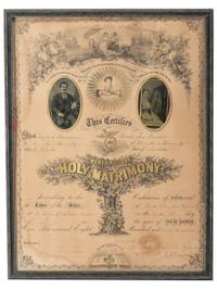 [EARLY PHOTOGRAPHY]. Family photographs, a group of images, prints, and rare ninth plate "Family Case" containing portraits of family members.