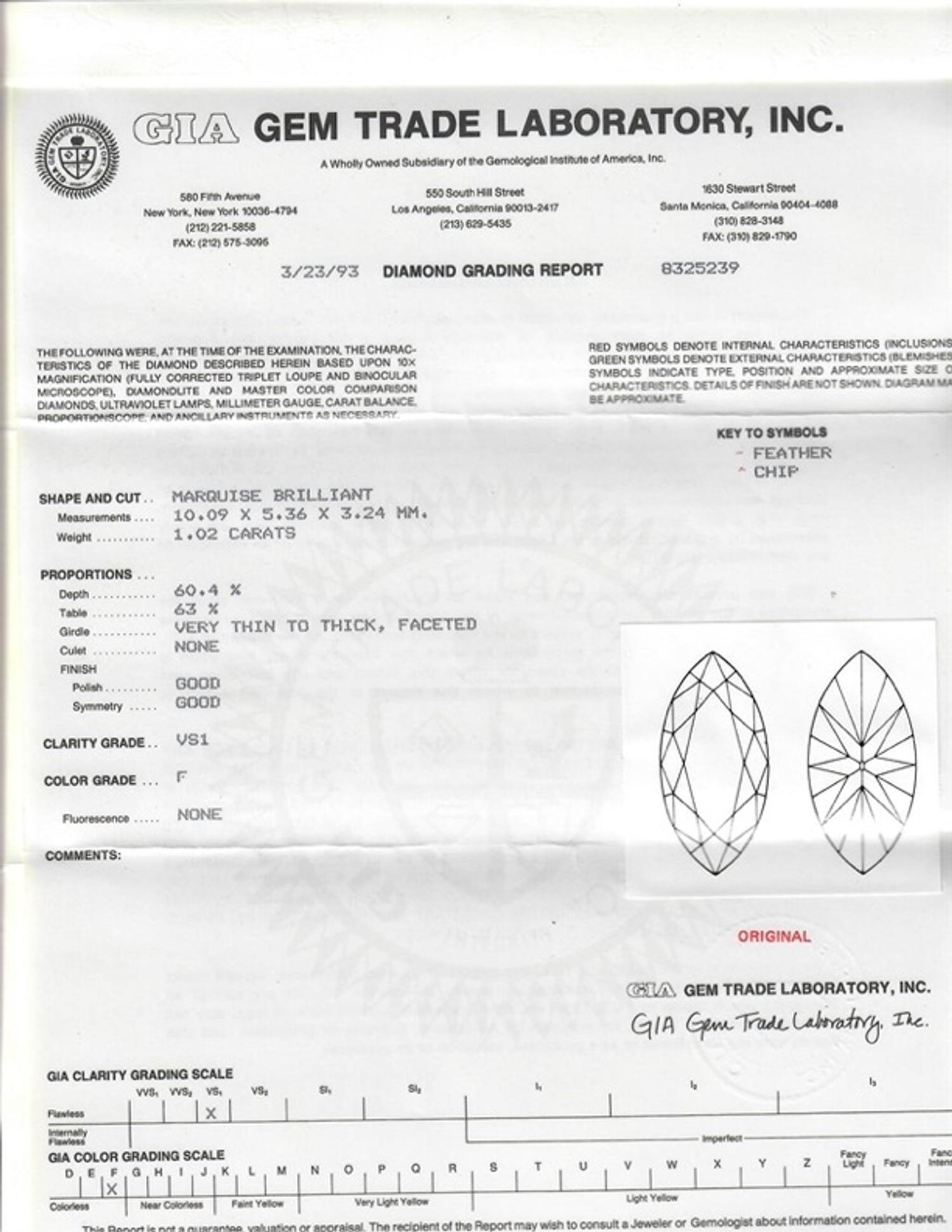 COLLECTION OF MARQUISE CUT DIAMONDS