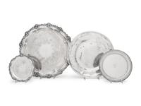 A Group of American Silver and Silver-Plate Holloware Articles