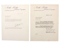 [CAPONE, Alphonse ("Al")] -- [NESS, Eliot (1903-1957)]. Partial draft typescript detailing Eliot Ness's recollections of his time with "The Untouchables" as dictated to his secretary Miss Janet E. Boyd (1935-), [1956].