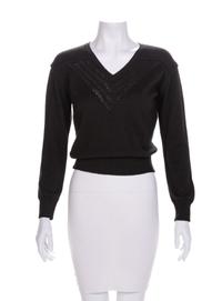 A Courreges Black Sweater, 1970-80s