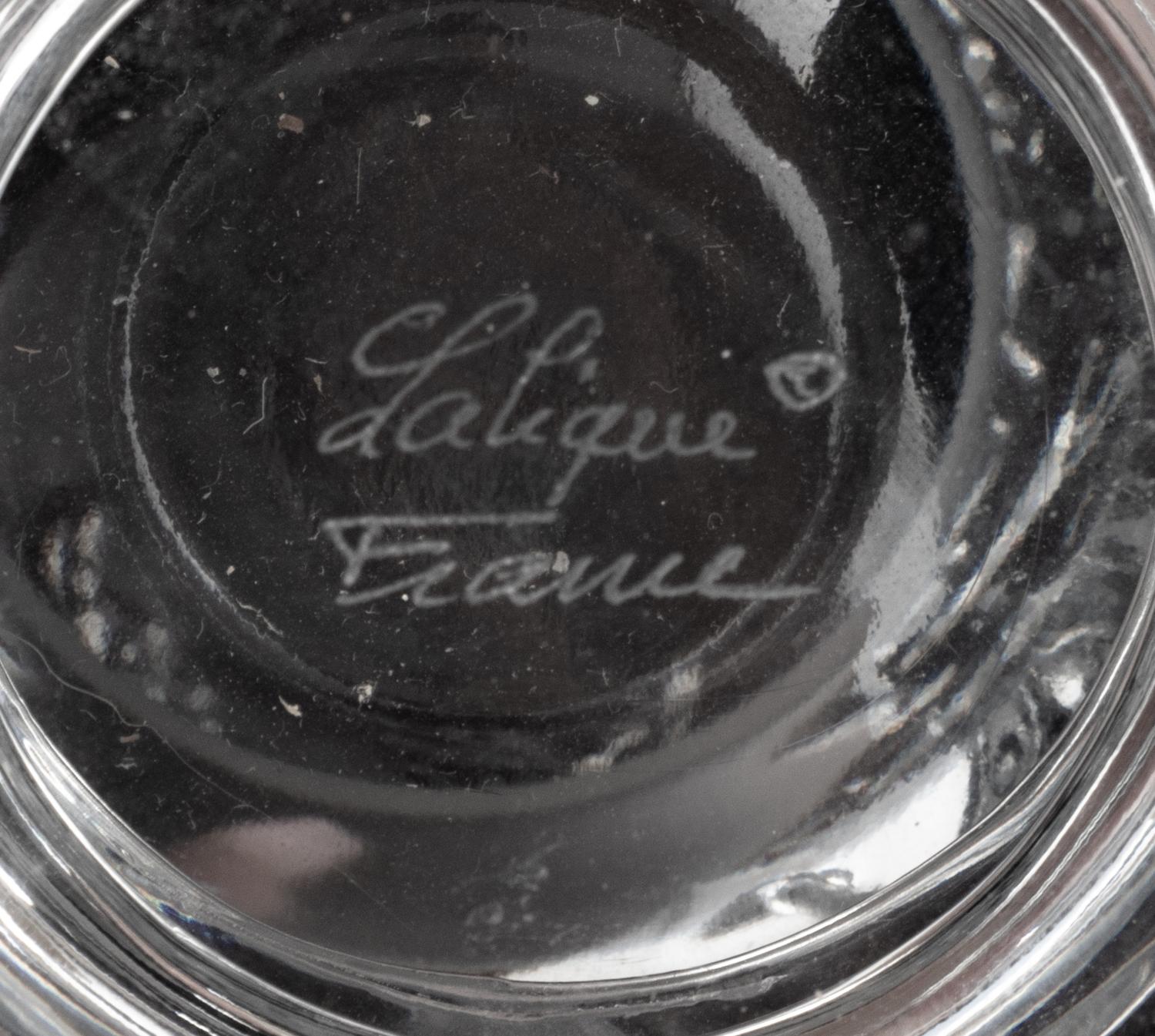 Three Lalique Table Articles