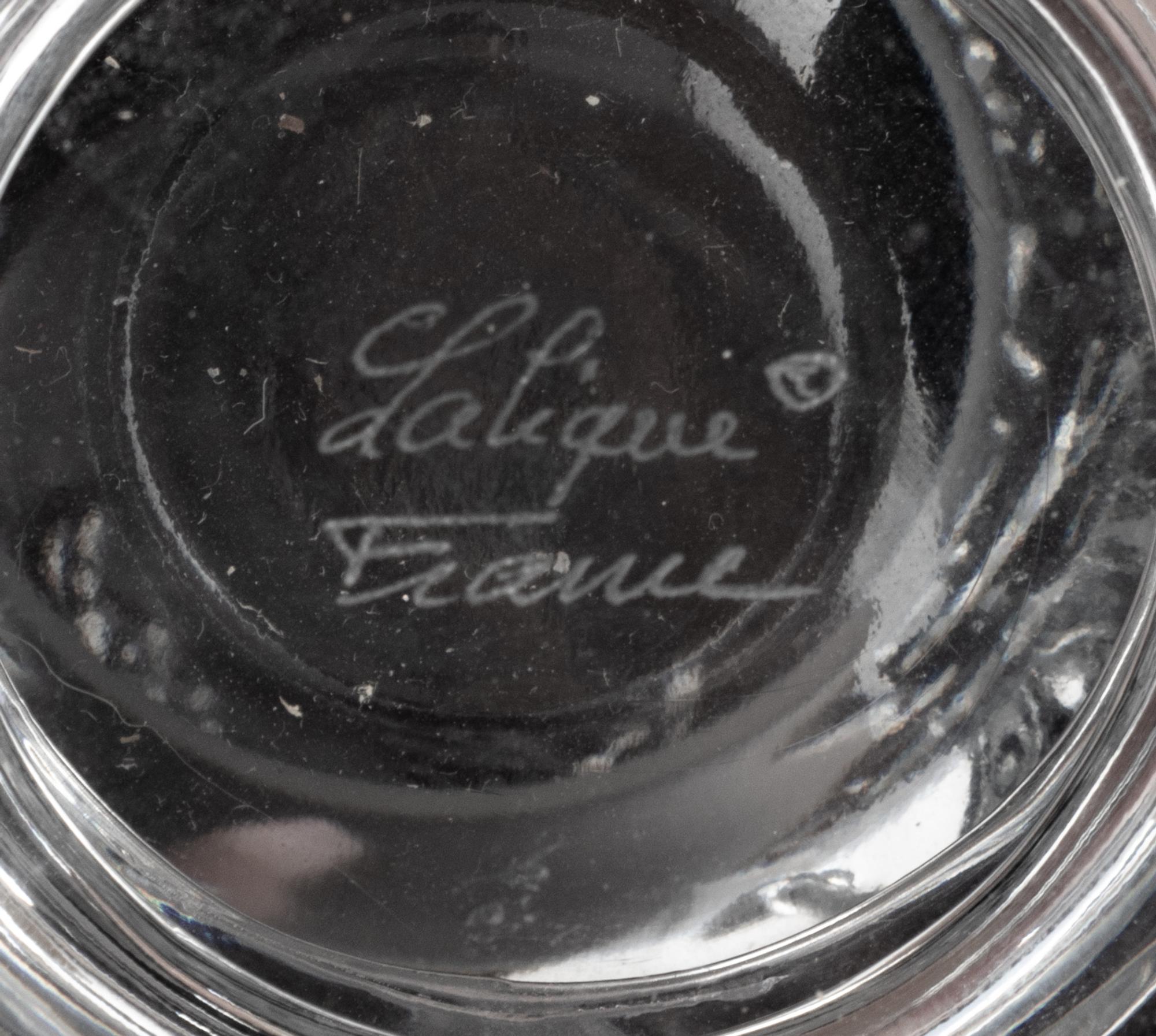 Three Lalique Table Articles