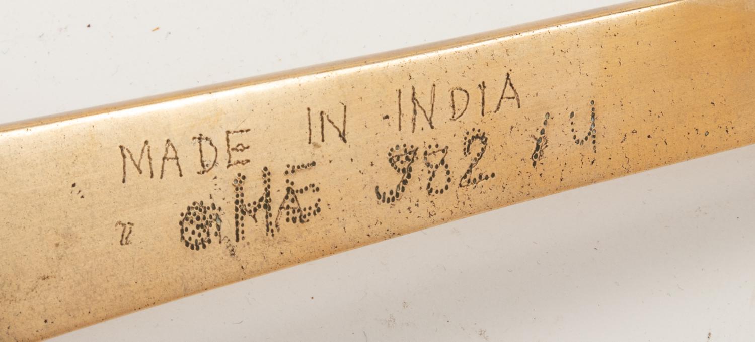 An Indian Brass Ladle