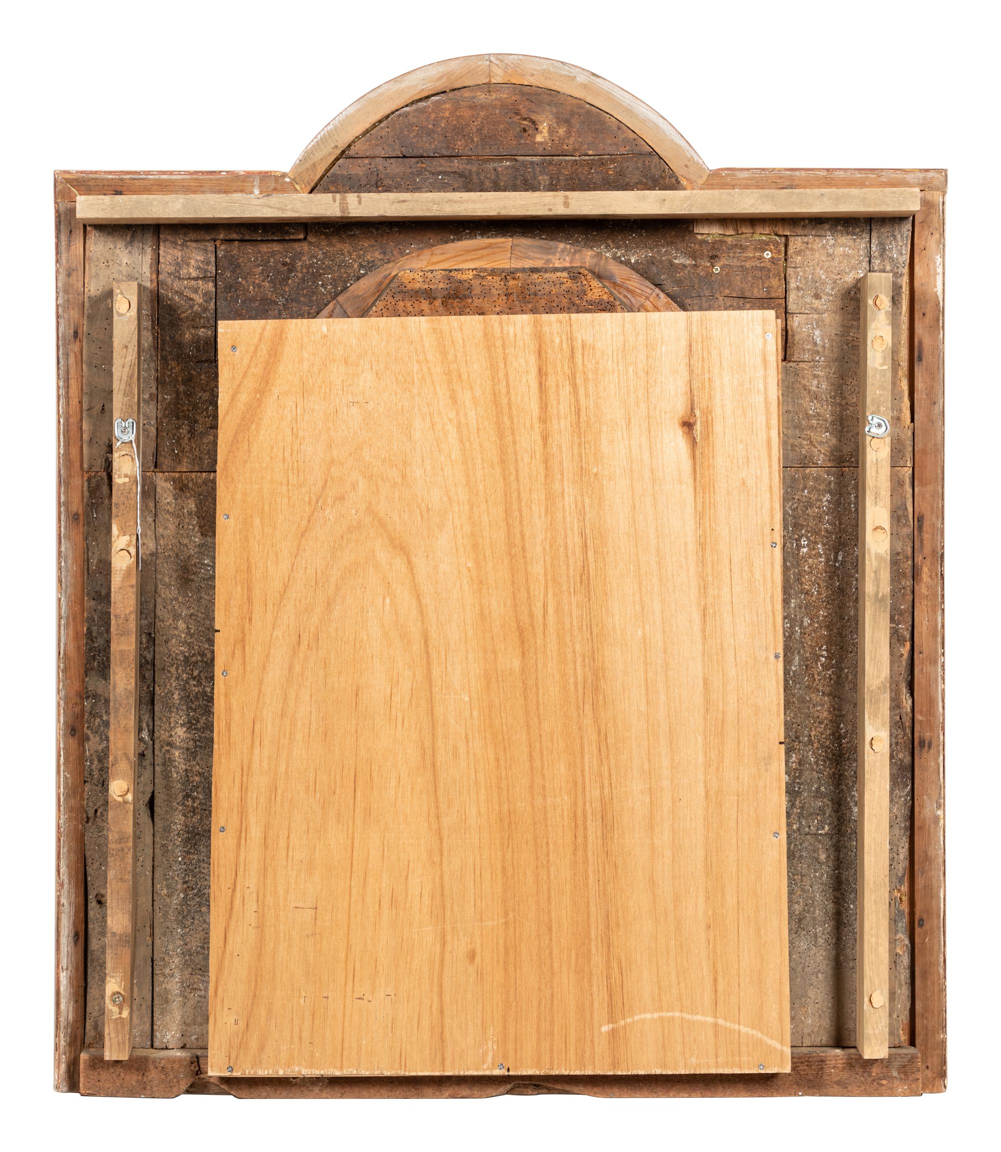 A Continental Giltwood Tabernacle Mirror
