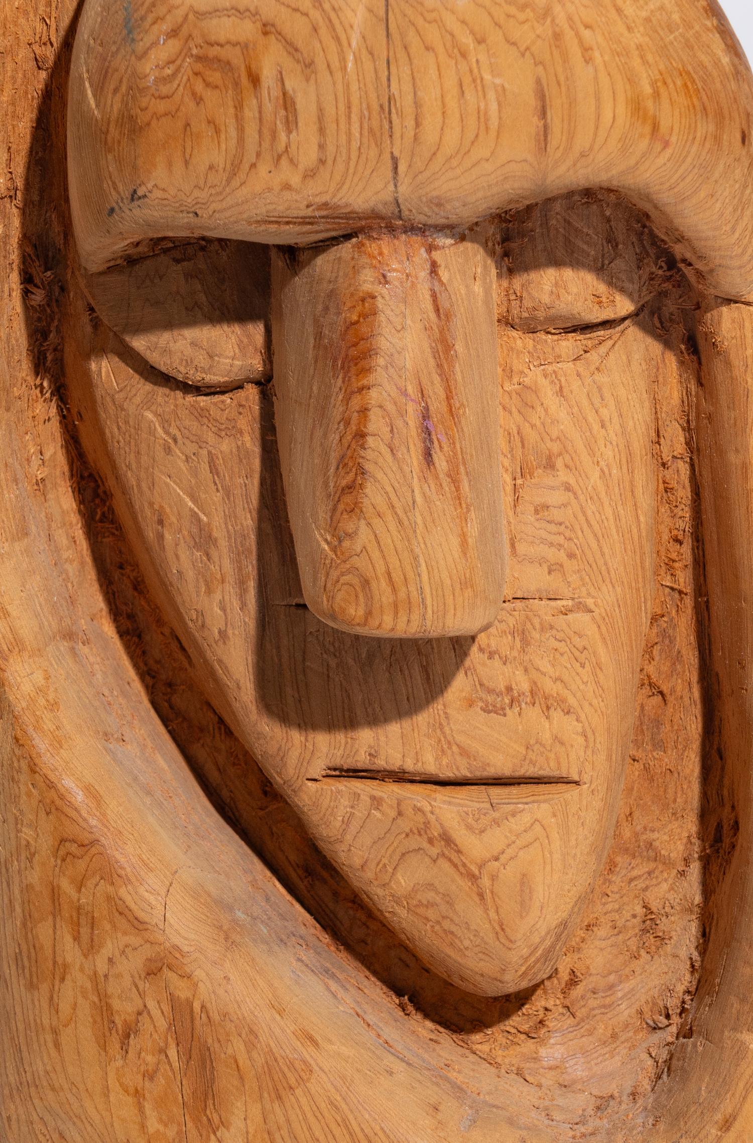 Untitled Wood Sculpture, Standing Figure