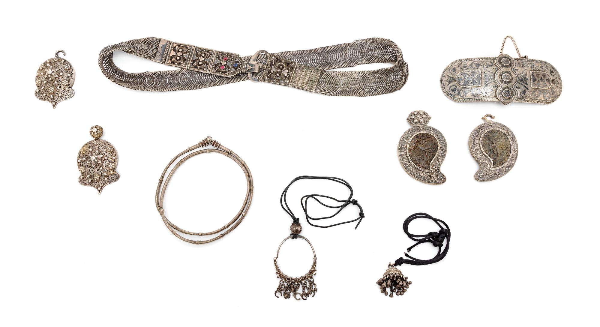 A Collection of Buckles, Belts and Chains