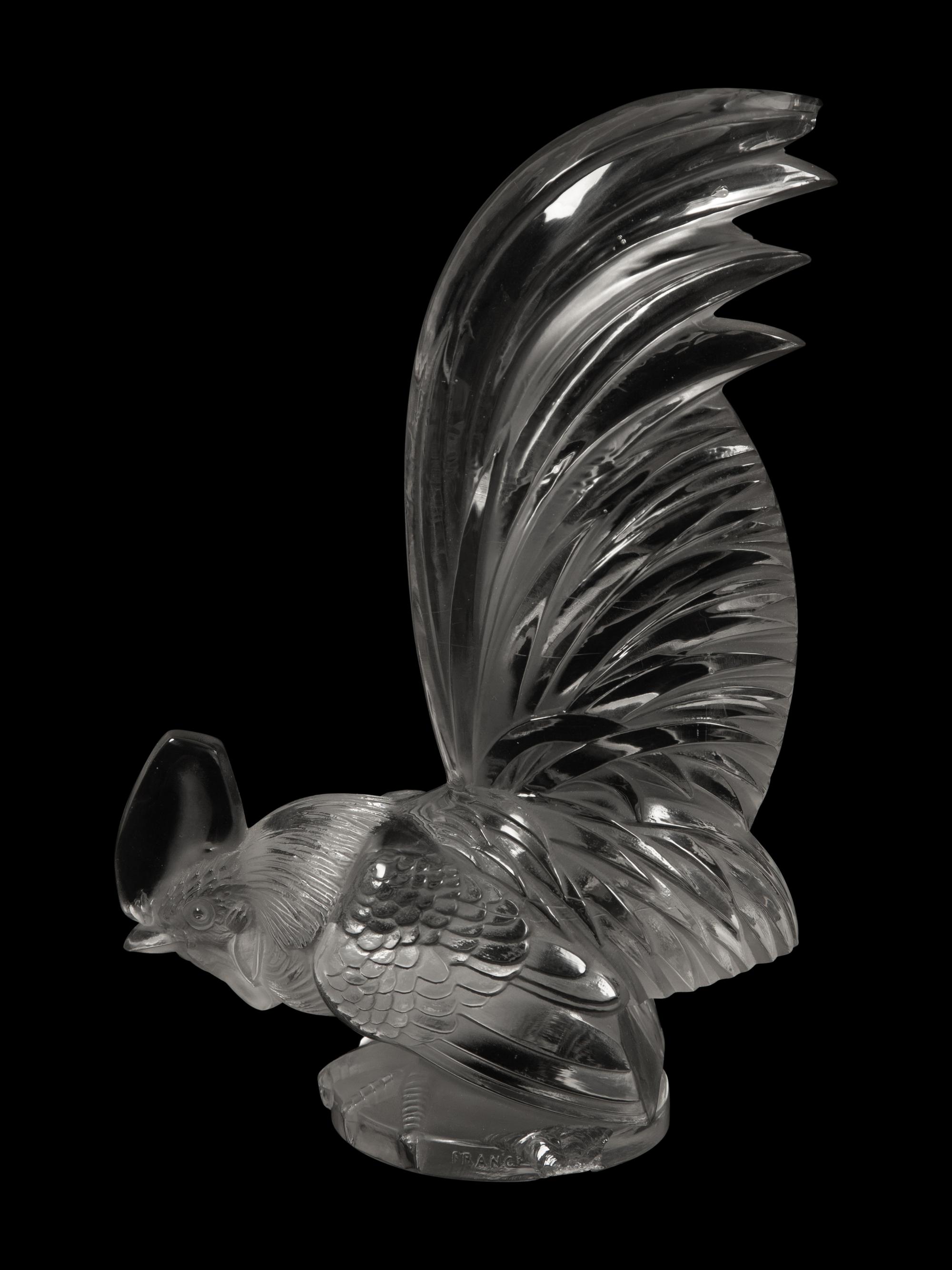 A Lalique Coq Nain Ornament