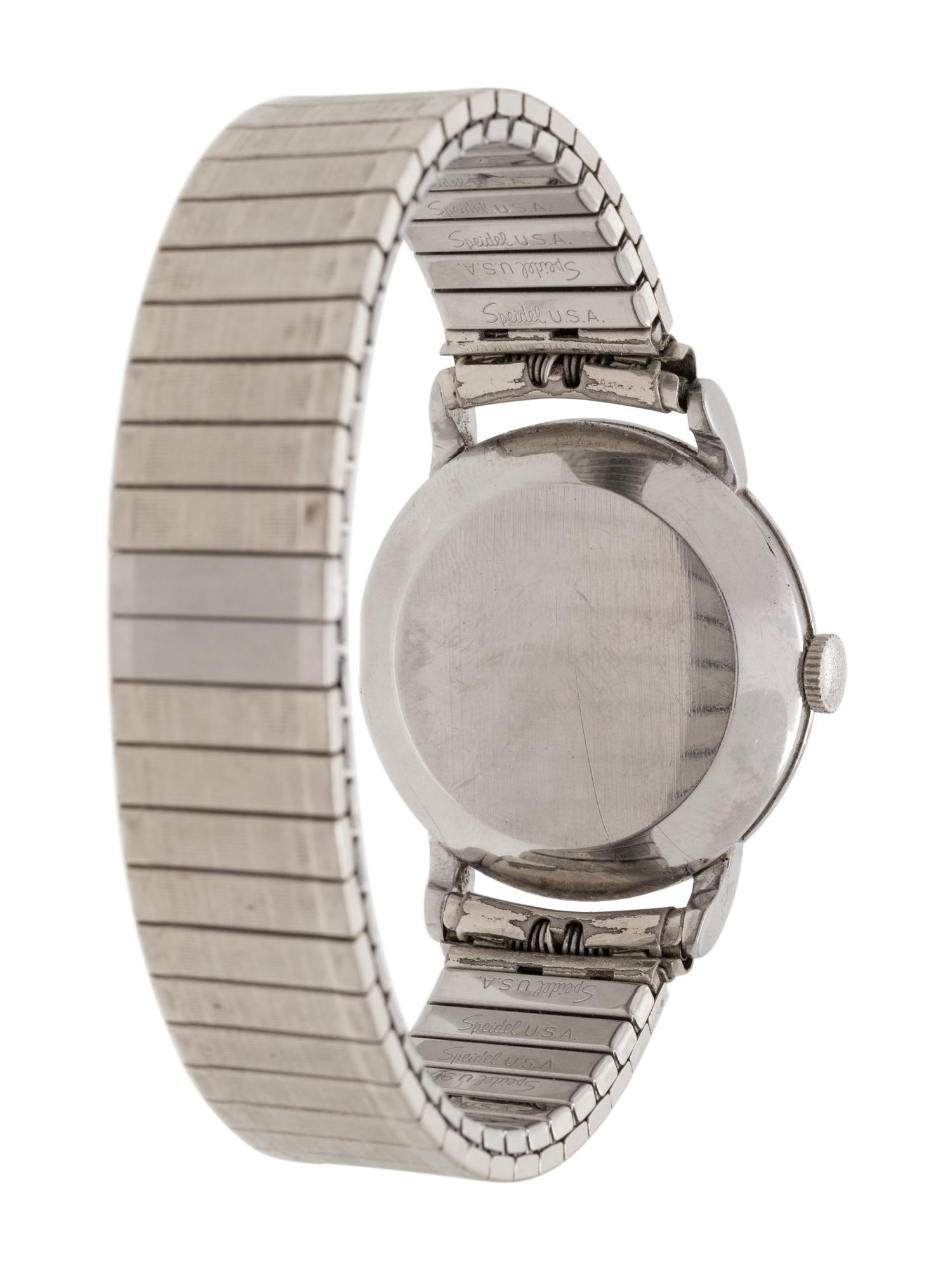 OMEGA, VINTAGE, REF. 2402-1 STAINLESS STEEL WRISTWATCH