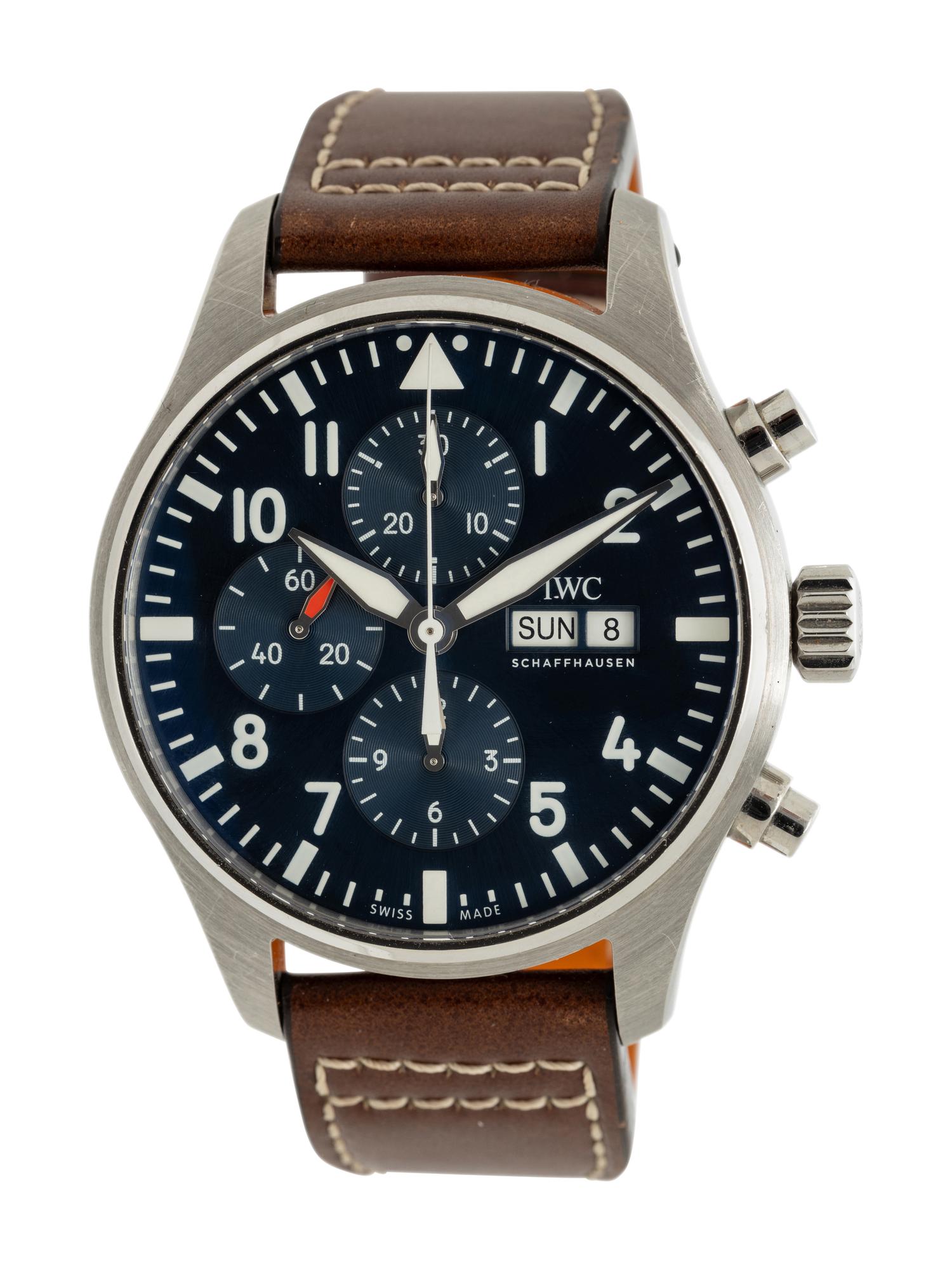 IWC, STAINLESS STEEL 'LE PETIT PRINCE EDITION PILOT' WATCH