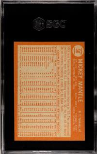 A 1964 Topps Mickey Mantle Baseball Card No. 50 (SGC 5.5 EX+)