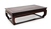 A Hardwood Rectangular Stand Length 15 1/4 inches. — QING DYNASTY (1644-1912)