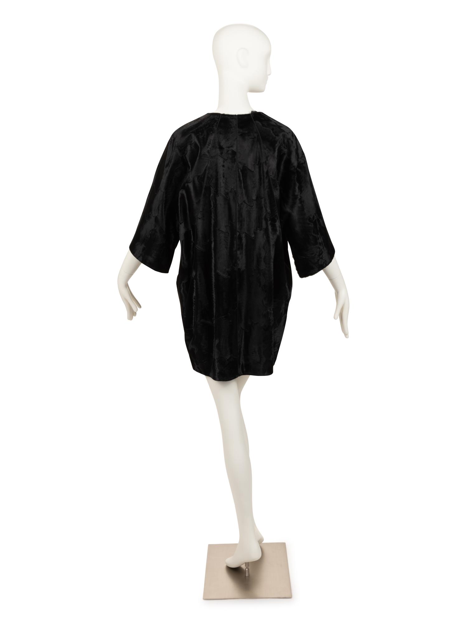 J.Mendel Black Lamb Coat