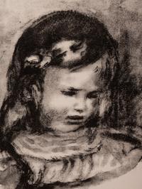 Claude Renoir, La Tête Baisée (from L'Album des Douze Lithographies Originales de Pierre-Auguste Renoir)