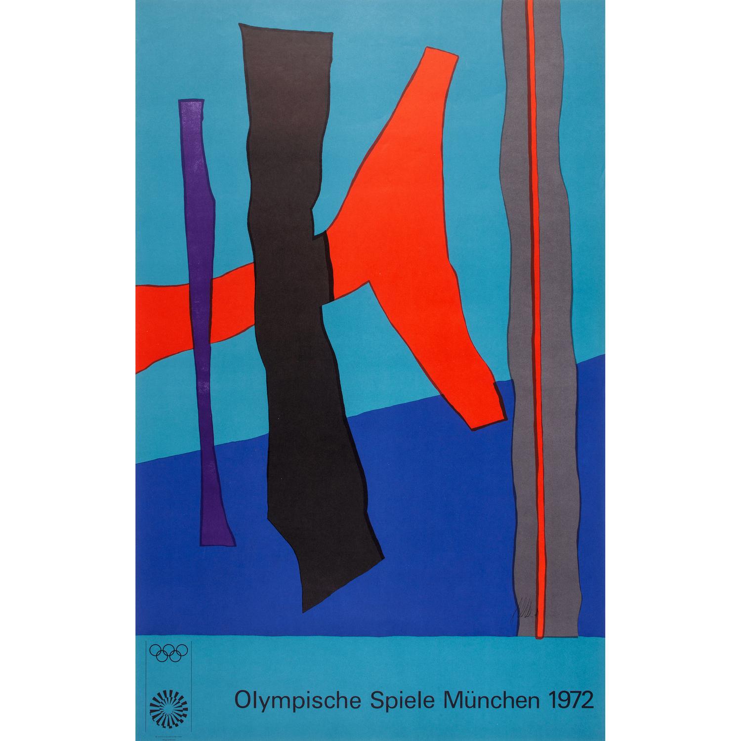 Four Exhibition Posters for the 1972 Munich Olympics