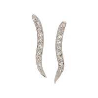 DIAMOND AND WHITE GOLD EARRINGS