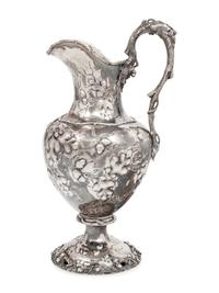 An American Coin Silver Pitcher