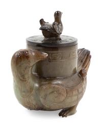 A Chinese Export Hardstone Vessel