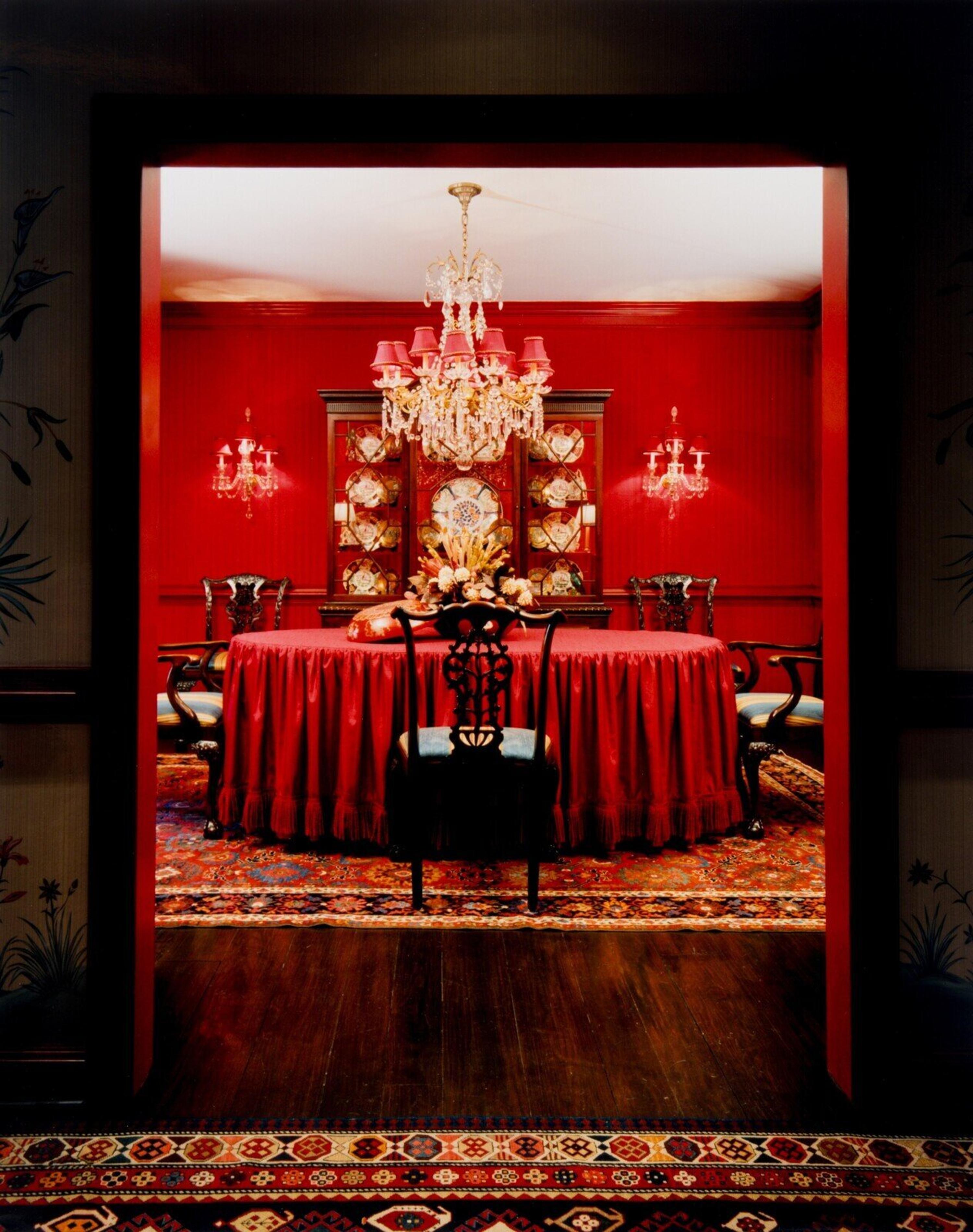 Two Pairs of Chintz Curtains