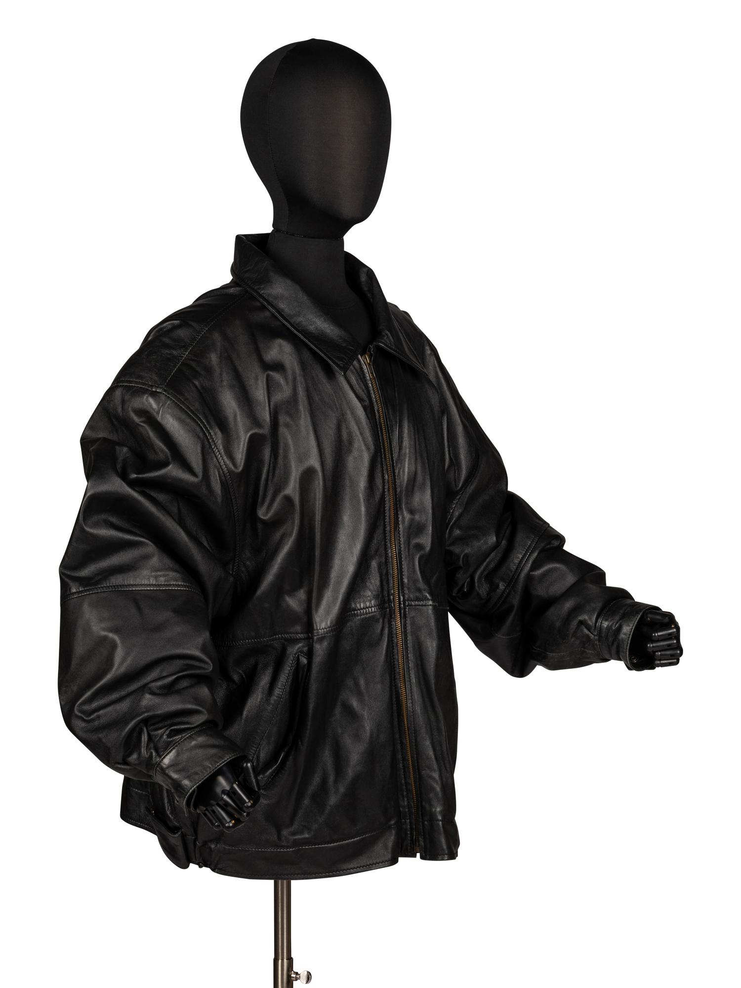 Mike Ditka's Personally Owned and Worn Gridiron Greats Leather Jacket