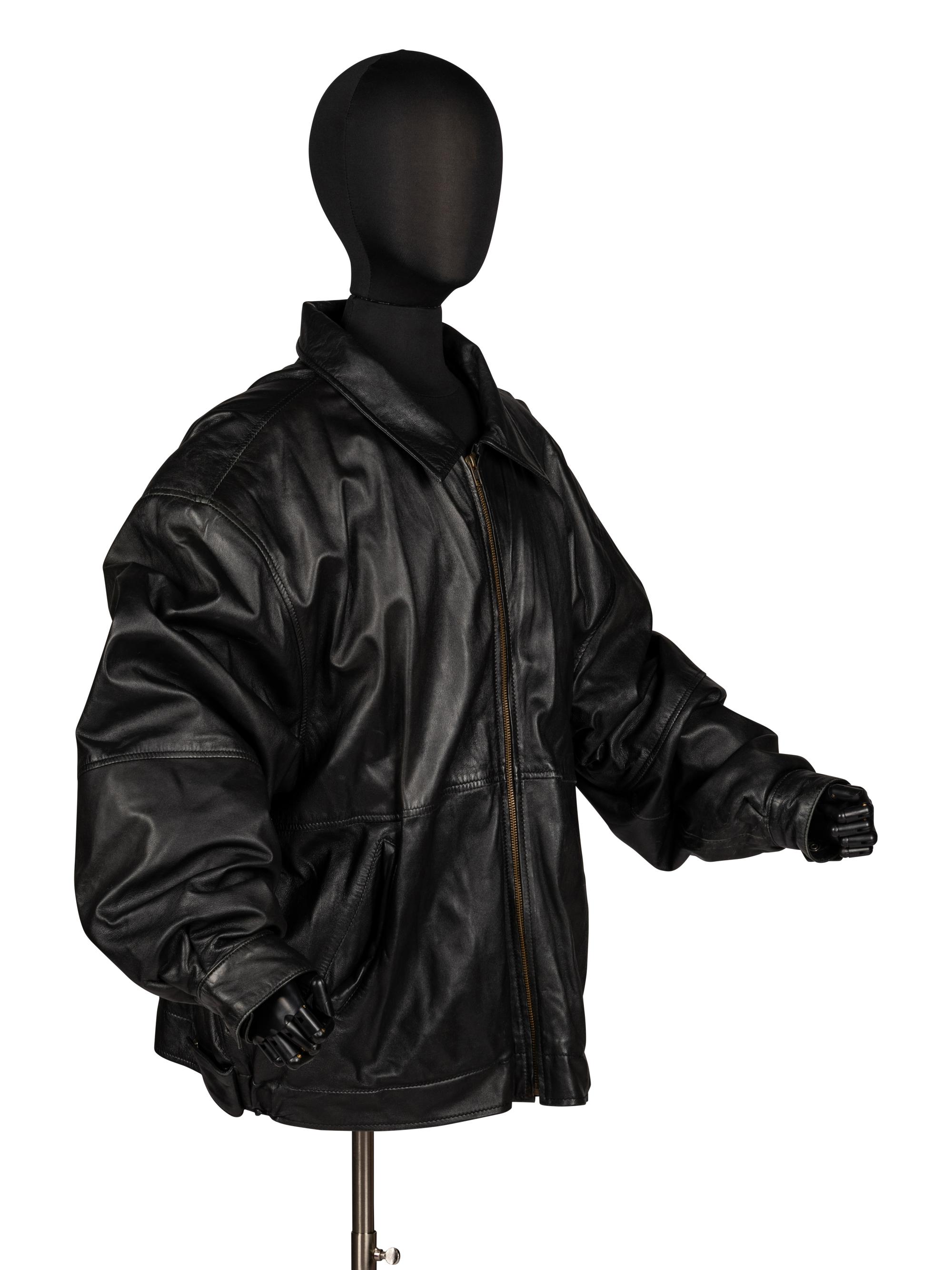 Mike Ditka's Personally Owned and Worn Gridiron Greats Leather Jacket