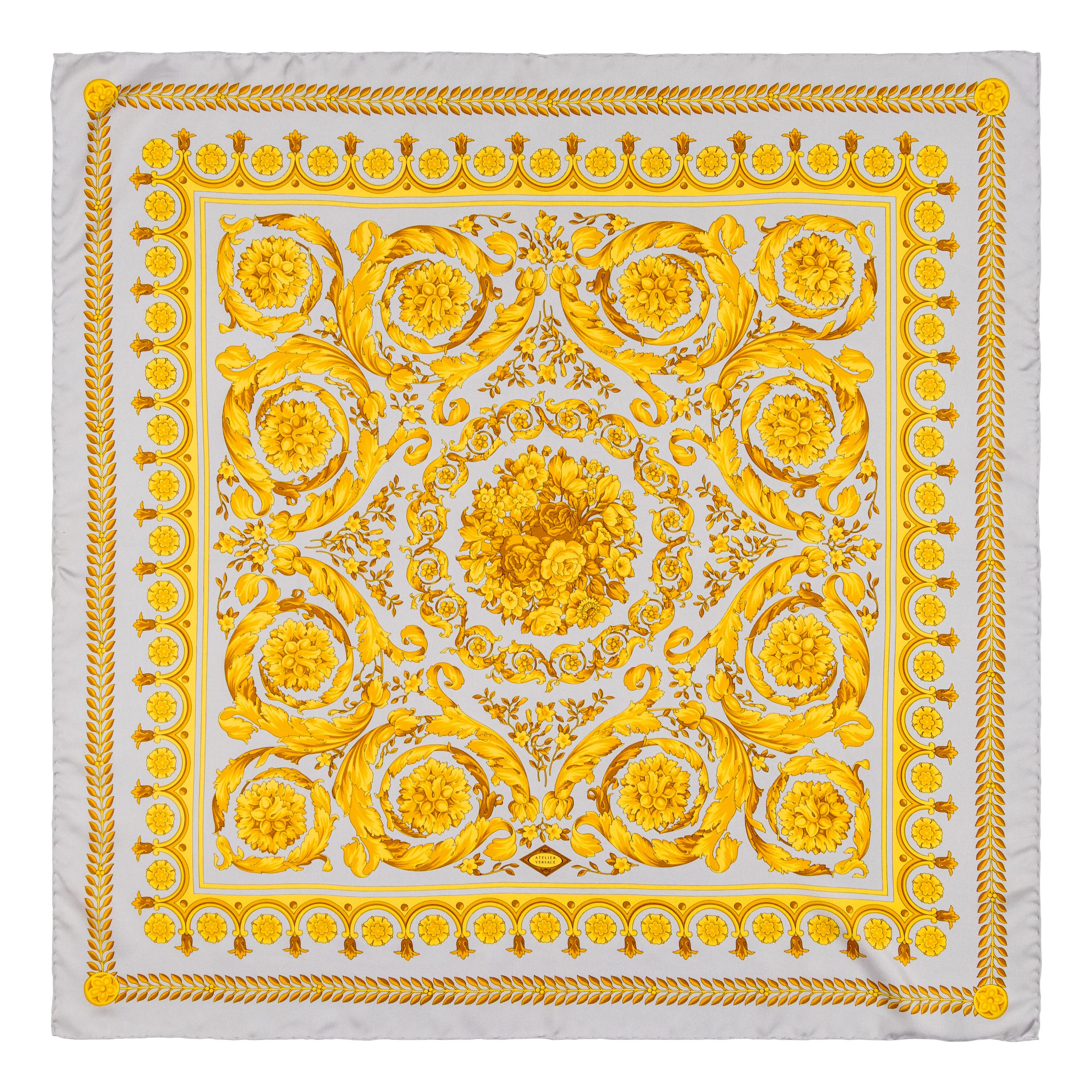 Gucci, Versace, & Louis Vuitton; Six Scarves