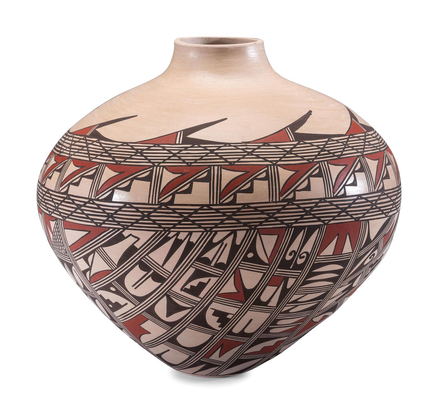 Polychrome Pottery Jar