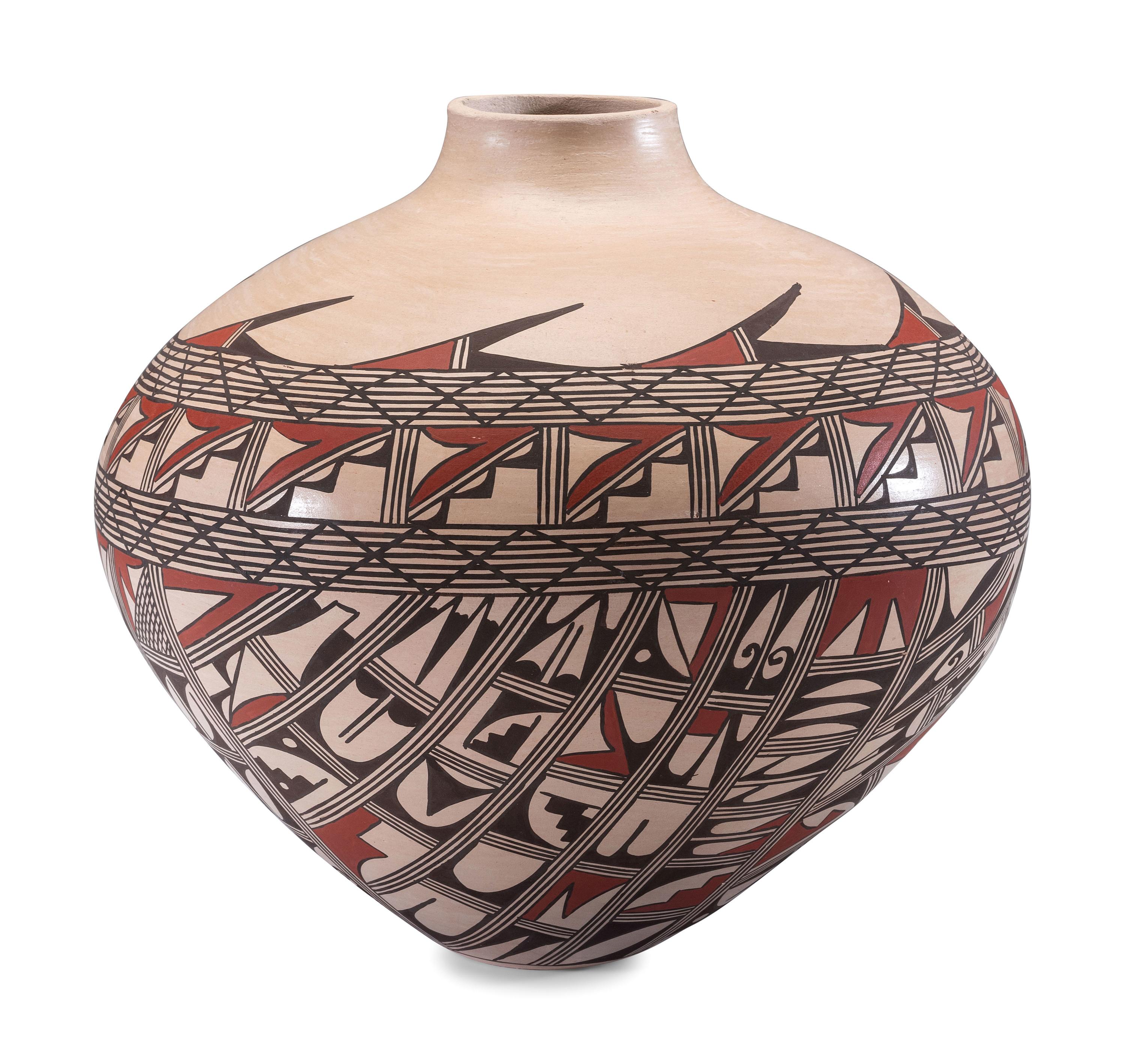 Polychrome Pottery Jar