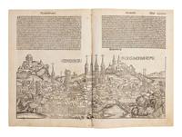 [BOOK OF HOURS]. A group of 25 leaves from medieval and renaissance manuscripts and printed books, including 5 or more from Otto Ege’s Fifty Original Leaves from Medieval Manuscripts. Western Europe: XII-XVI Century [compiled Cleveland, c.1950] and Original Leaves from Famous Bibles: Nine Centuries, 1121-1935 A.D [Compiled Cleveland, c.1950]. Various sizes, including: