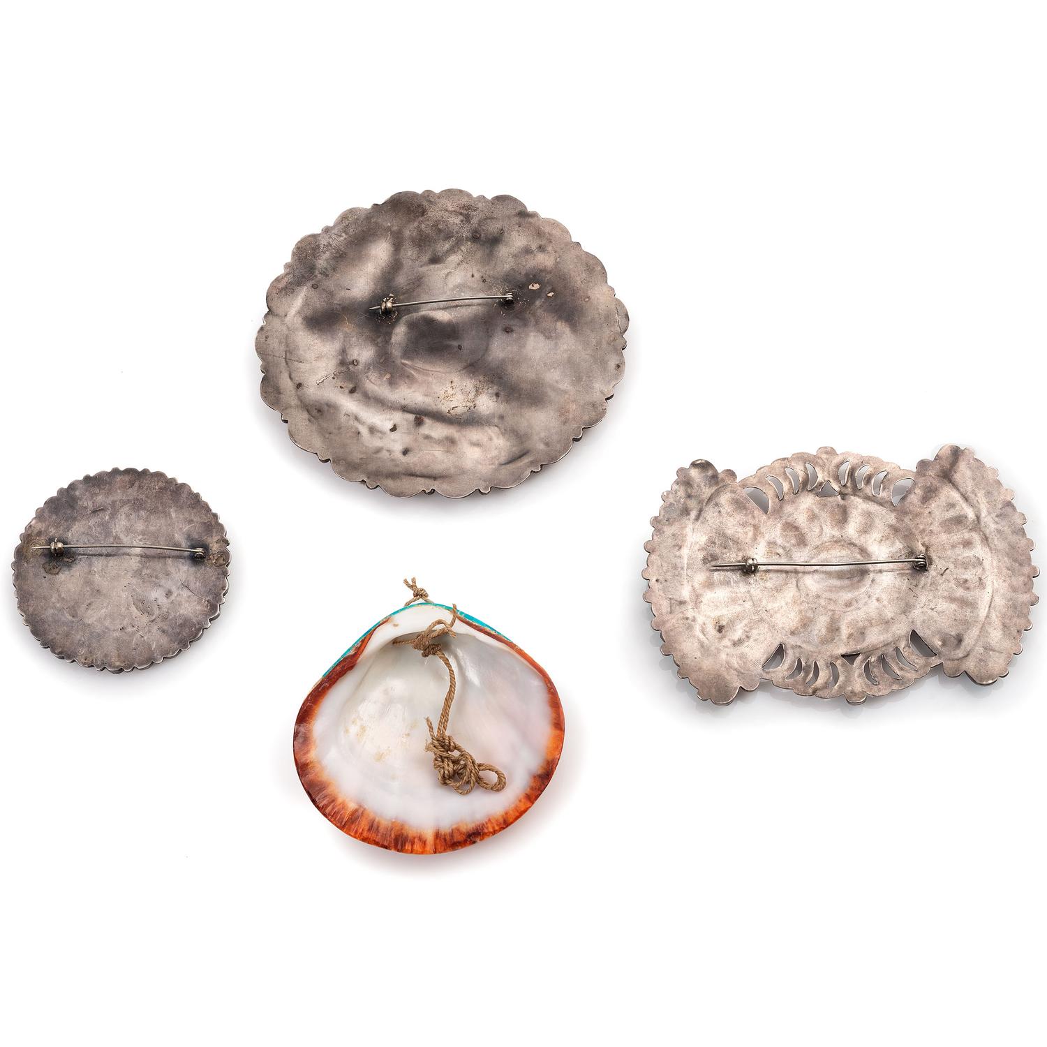 Navajo, Zuni, and Pueblo Pins / Pendants