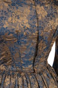 Iridescent Silk Jacquard Evening Dress, 1850s