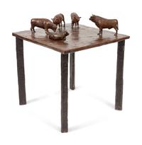 Bronze Cattle Table